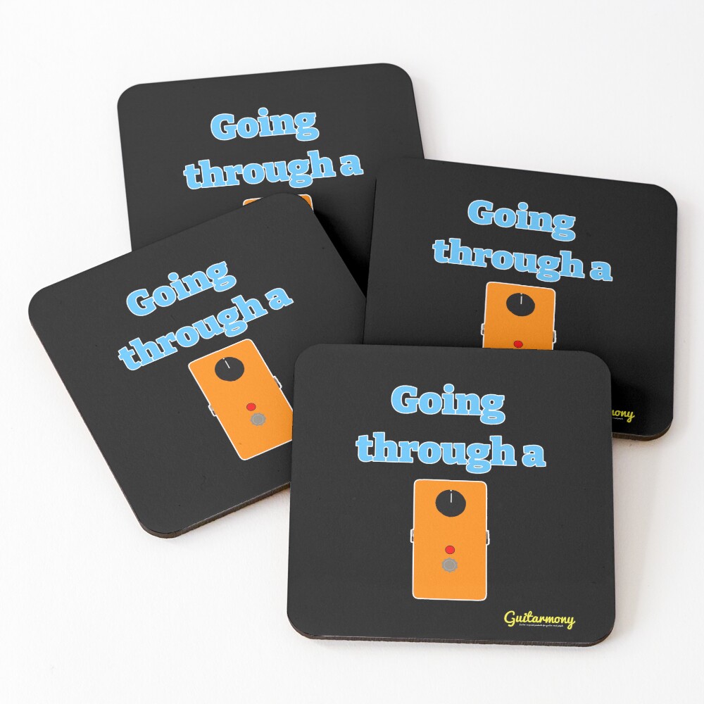 Item preview, Coasters (Set of 4) designed and sold by Guitarmony.