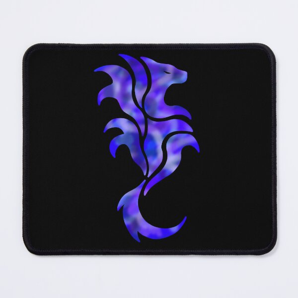 Item preview, blue dragon tribal pattern designed and sold by octo-PS.