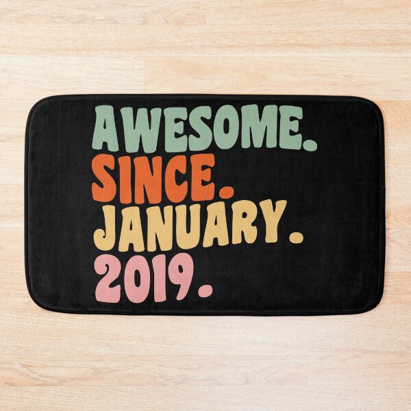 Item preview, Awesome Since January 2019 Funny Birthday Quote Gift designed and sold by Artsy Fun.