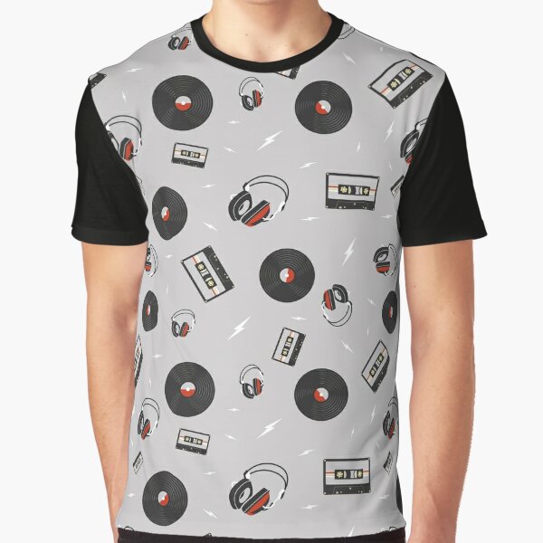 Electric Rock and Roll with Winged Guitars in Gray and Red Colors on Black Background Rock on Scarf | Redbubble