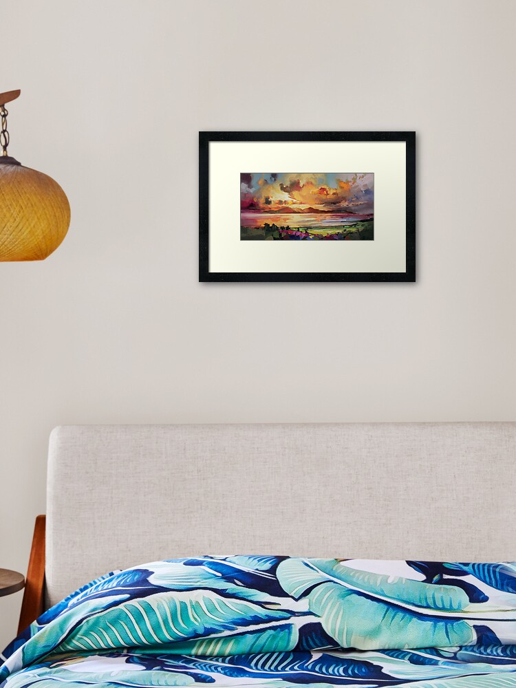 Thumbnail 1 of 7, Framed Art Print, Arran Optimism designed and sold by scottnaismith.