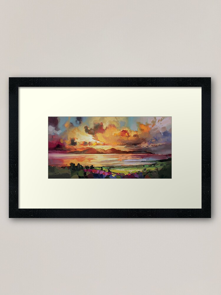 Thumbnail 2 of 7, Framed Art Print, Arran Optimism designed and sold by scottnaismith.