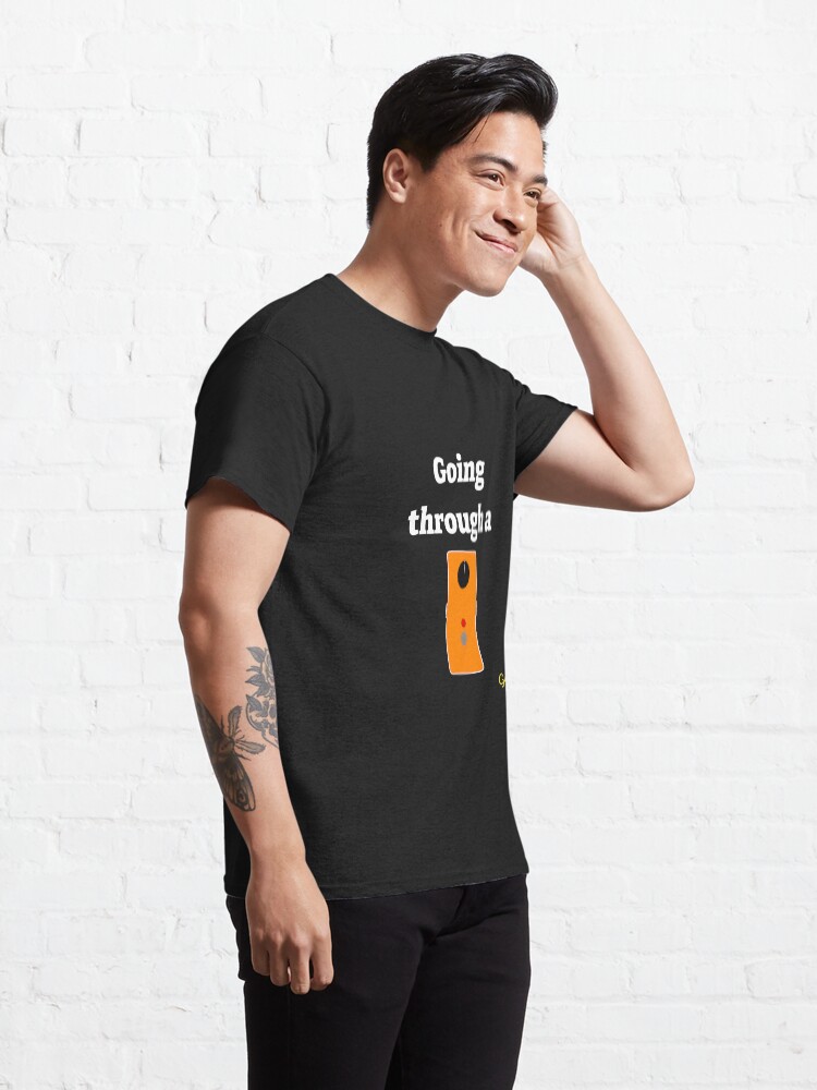 Thumbnail 5 of 7, Classic T-Shirt, Going through a phase? White Text designed and sold by Guitarmony.