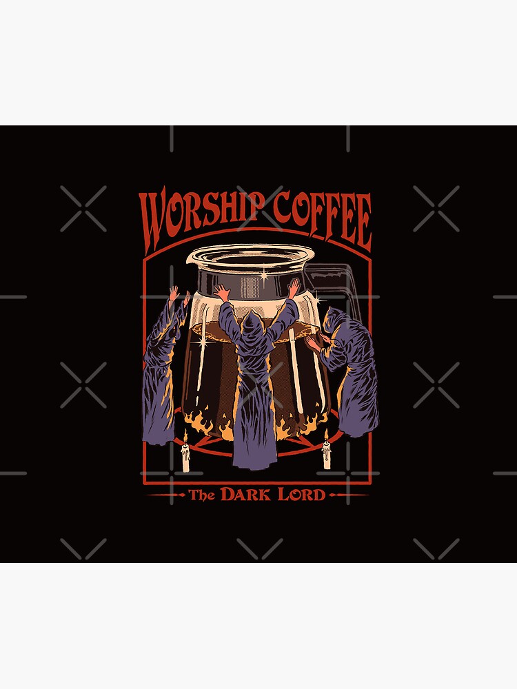 Thumbnail 5 of 5, Mouse Pad, Worship Coffee designed and sold by Steven Rhodes.