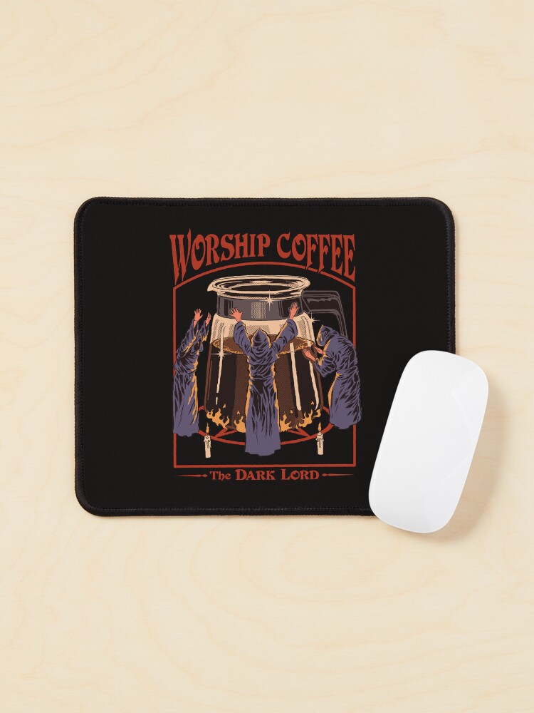 Thumbnail 1 of 5, Mouse Pad, Worship Coffee designed and sold by Steven Rhodes.