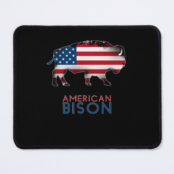 Item preview, American Bison Flag and Sticker, American buffalo Shirt, Flag Bison Stickers emoji Essential designed and sold by KeithLambert.