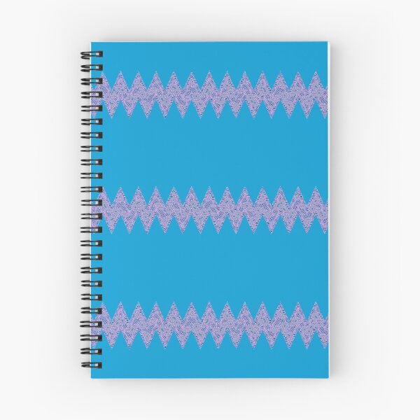 Item preview, Abstract Zigzag Lines Pattern Boho Vibes on a Strong Blue Background designed and sold by Beachy.