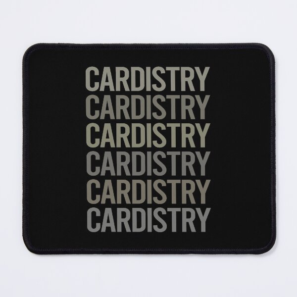 Item preview, Gray Text Art Cardistry Cardist designed and sold by TartSpiderWeb.