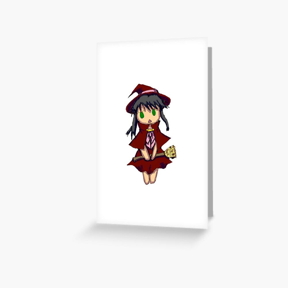 Cute Witch Femboy Halloween Costume Chibi Greeting Card For Sale By Junpeiberry Redbubble 4435