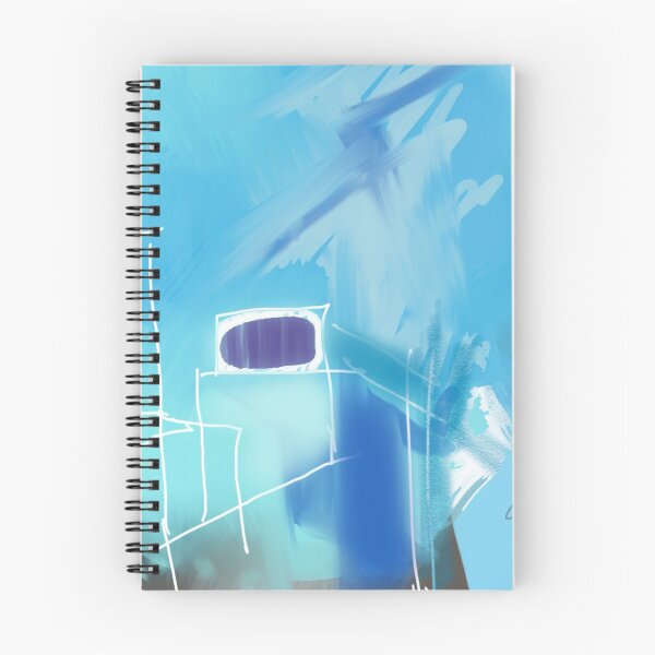 Item preview, Modern world blue horizons abstract expressionism  designed and sold by Sukhpal Grewal Ethnic Art.