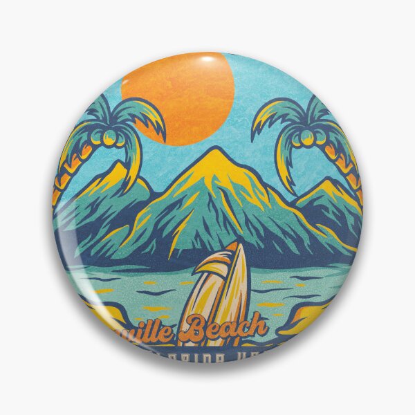 Item preview, Jacksonville Beach Palm Mountains designed and sold by LanikaiBeach.
