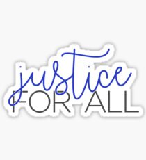 justice for all Sticker