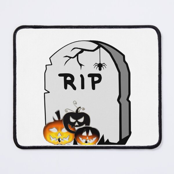 Item preview, Halloween Headstone "RIP" with Pumpkin designed and sold by Dven-Clothes.