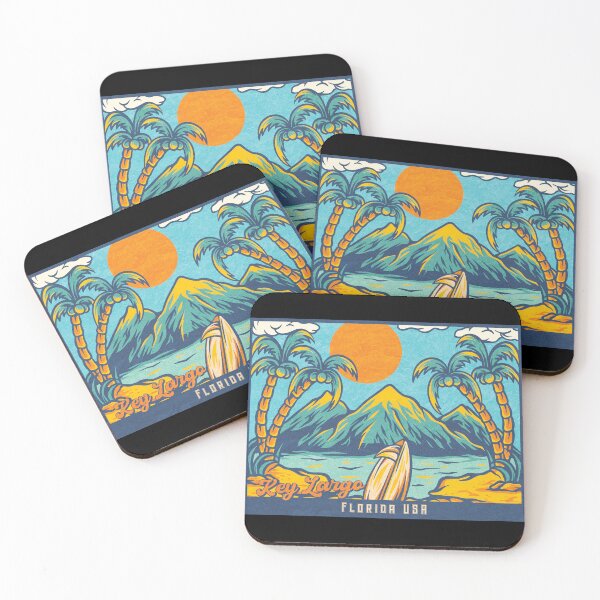 Item preview, Key Largo Palm Mountains designed and sold by LanikaiBeach.