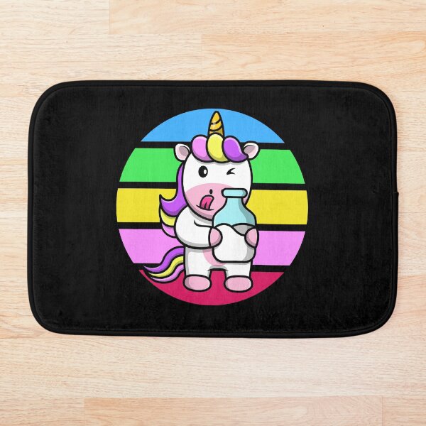 Item preview, Kawaii unicorn with milk designed and sold by Rev-Style.