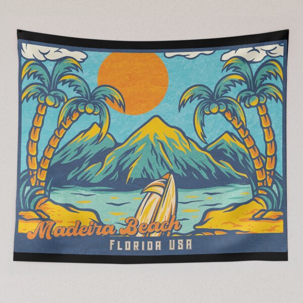 Item preview, Madeira Beach Palm Mountains designed and sold by LanikaiBeach.