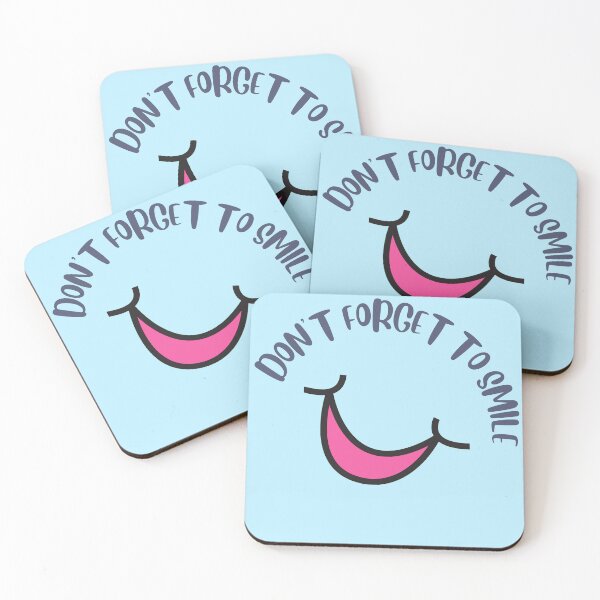 Item preview, Don't forget to smile blue designed and sold by DigitalArt BoutiqueRS.