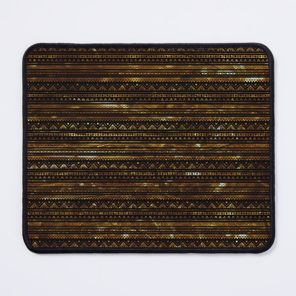 Item preview, Aztec Black Tinsel Gold designed and sold by rapplatt.