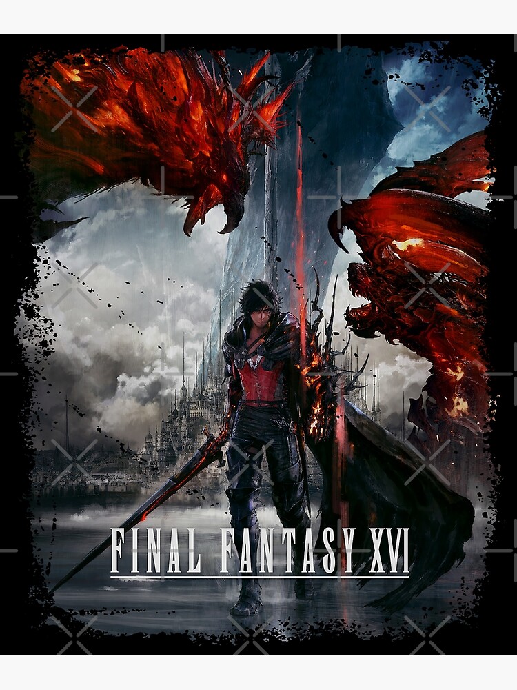 Discover Clive Rosfield Final Fantasy 16 Premium Matte Vertical Poster