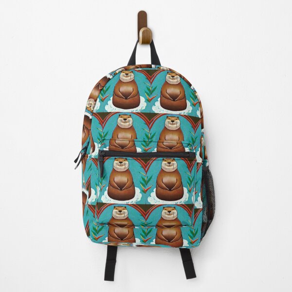 Item preview, Happy Otter in Water illustration designed and sold by SubtleSplit.