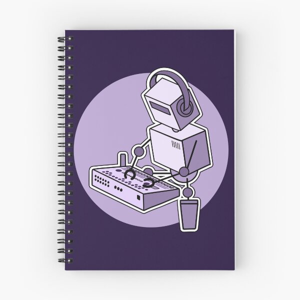 Item preview, Robot Musician Playing Drum Machine (Small Print Size) designed and sold by AtomicMalibu.