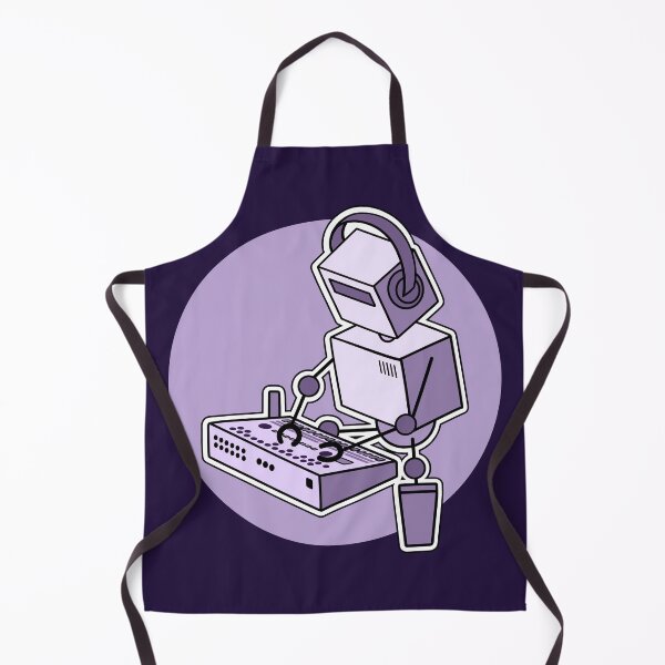 Item preview, Robot Musician Playing Drum Machine (Small Print Size) designed and sold by AtomicMalibu.