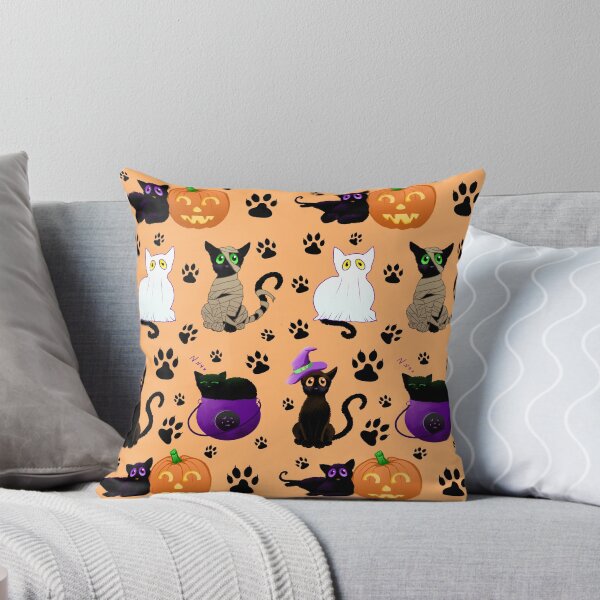 Item preview, Halloween Cats (Orange)  designed and sold by Mykaela McGrew.