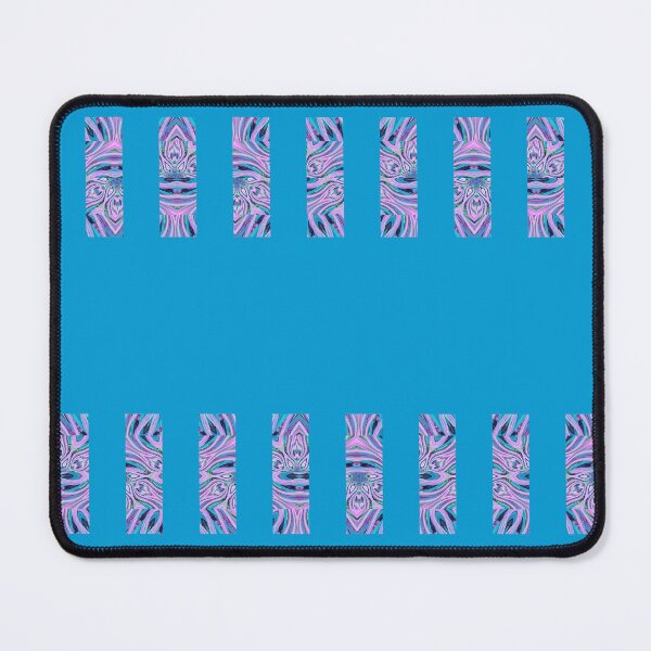 Item preview, Abstract Rectangles Pattern Geometric Boho Vibes on a Strong Blue Background designed and sold by Beachy.