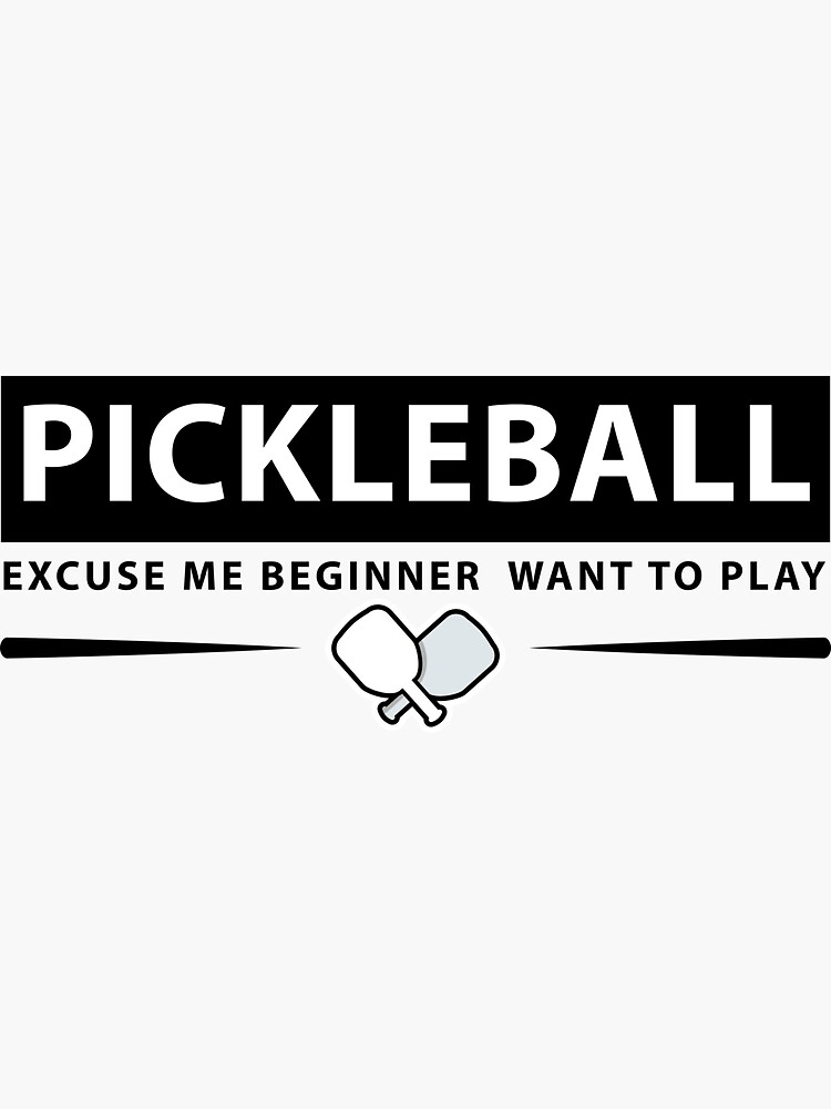"funny pickleball saying favorite" Sticker for Sale by ditoart06
