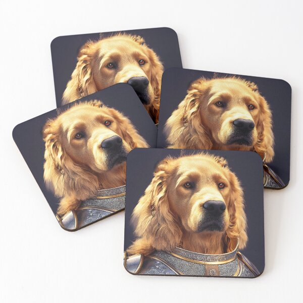 Item preview, Animals in Armour Series: Golden Retriever 2 designed and sold by REDREAMER.