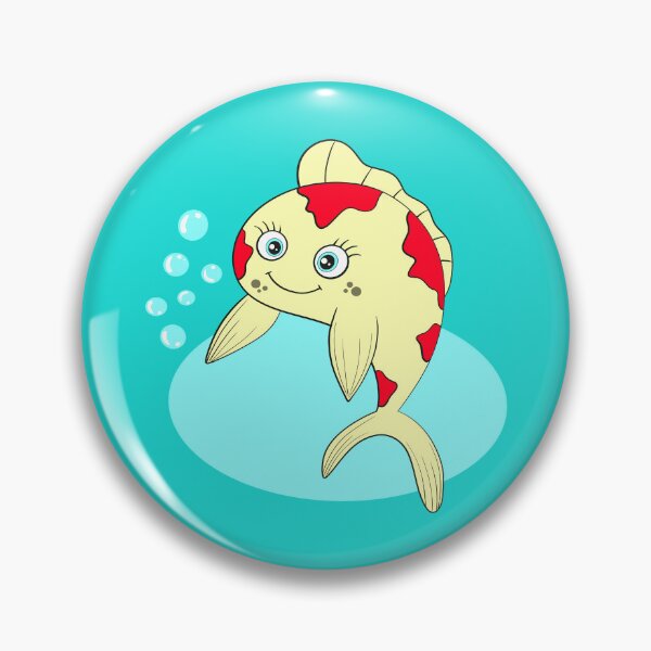 Artikelvorschau, Süße kleine Kawaii Koi Fisch entworfen und verkauft von magicmandy.