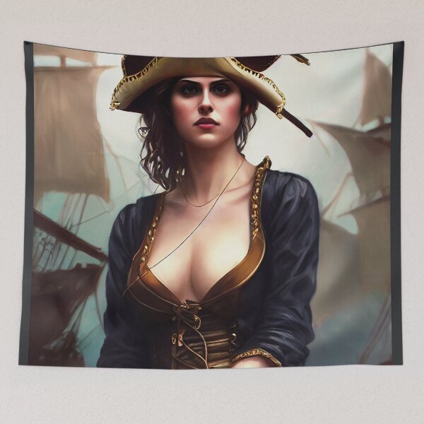 Item preview, Pirate Portrait designed and sold by sqweel.