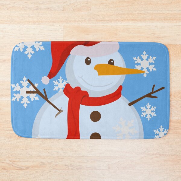Item preview, Cute fat snowman with ice crystals, winter motif at Christmas time designed and sold by Anke Franikowski.
