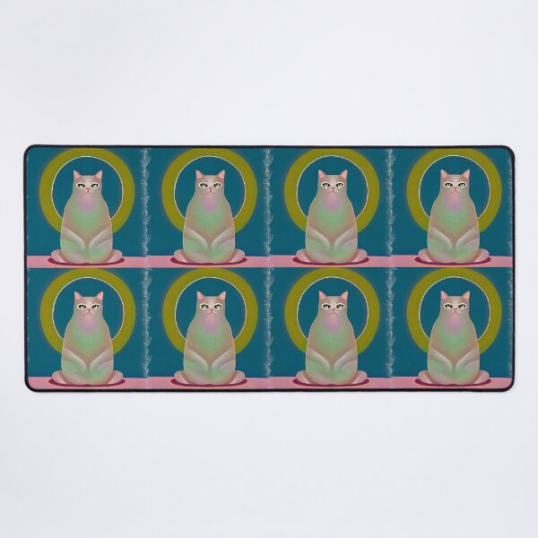 Item preview, Holy Cat In Meditation illustration designed and sold by SubtleSplit.