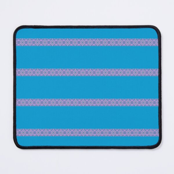 Item preview, Stripes Pattern Boho Vibes Abstract Lines on a Strong Blue Background designed and sold by Beachy.