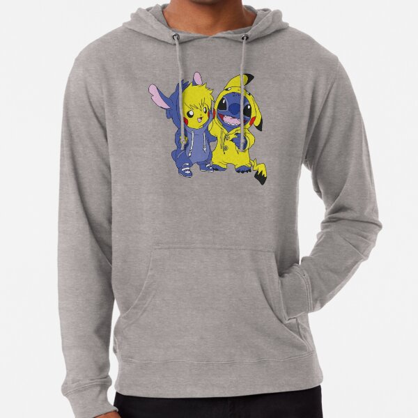 Stitch and pikachu hoodie deals