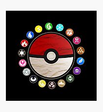 Pokemon Pokeball Photographic Print