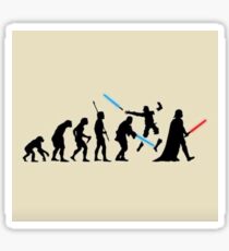 The Evolution of Vader Sticker