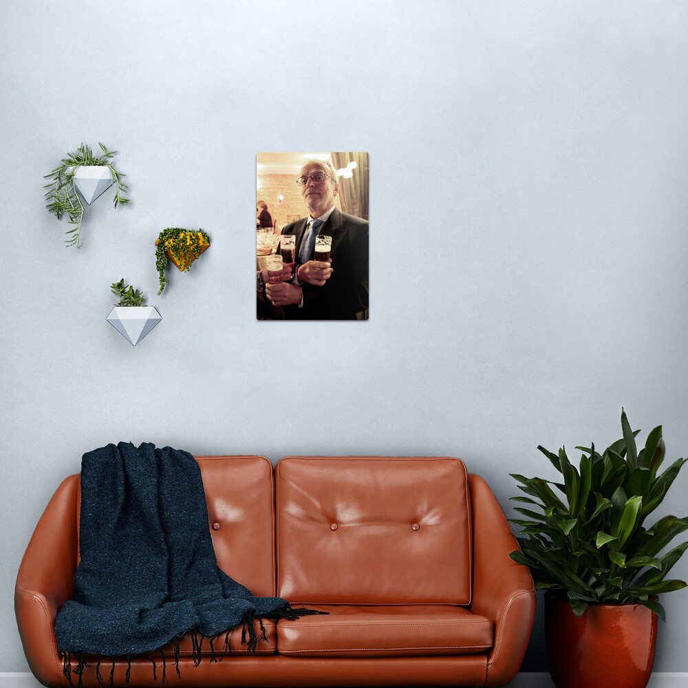 3 Beers Bob Metal Print