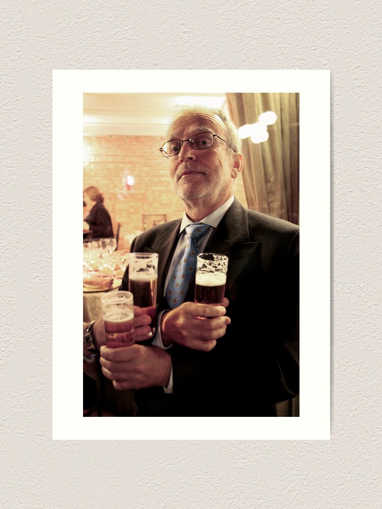 Alternate view of 3 Beers Bob Art Print
