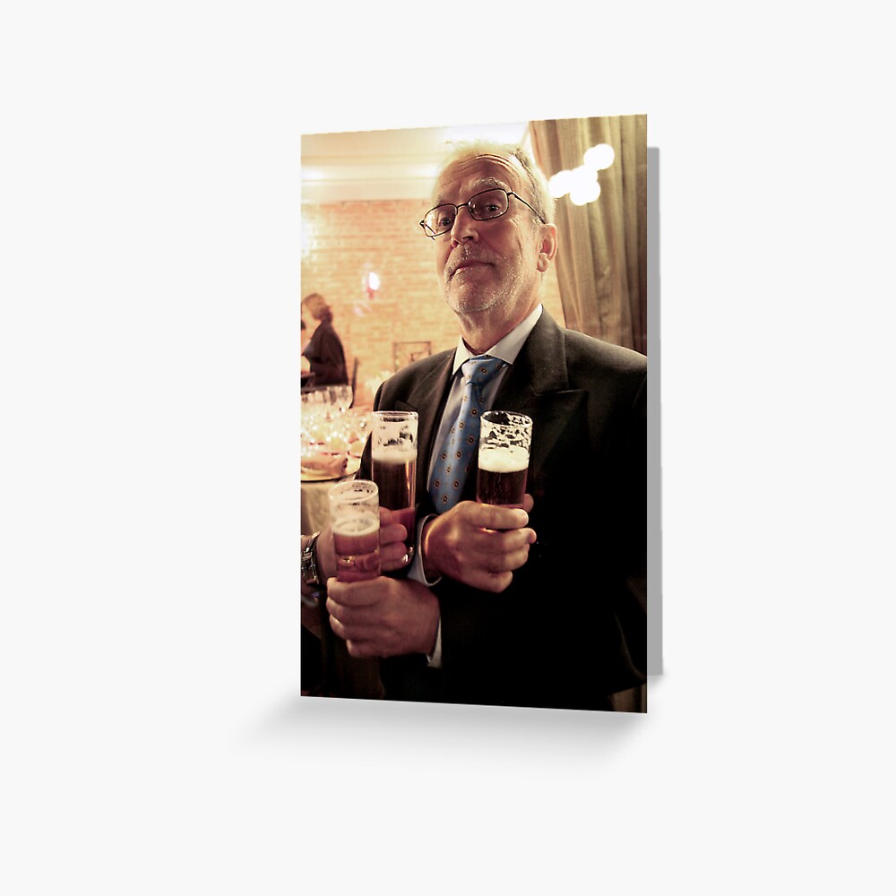 3 Beers Bob Greeting Card
