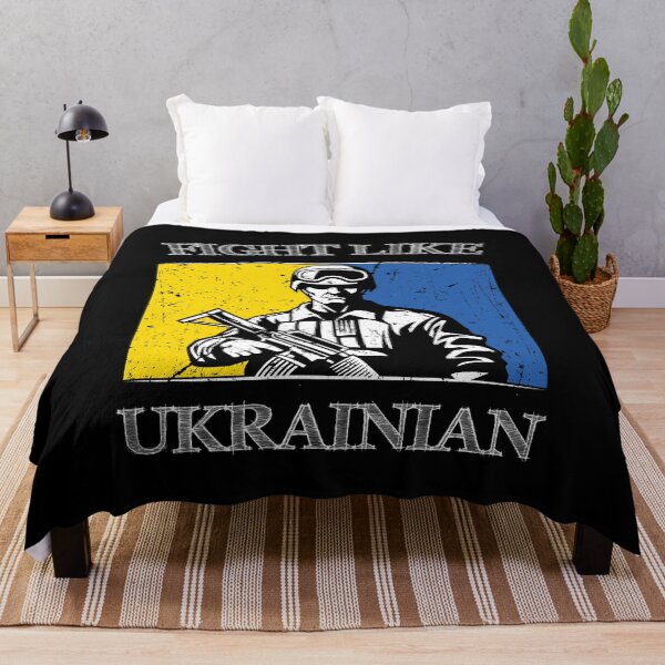 Item preview, Fight Like Ukrainian Ukraine flag I stand with Ukraine designed and sold by Meteor77.