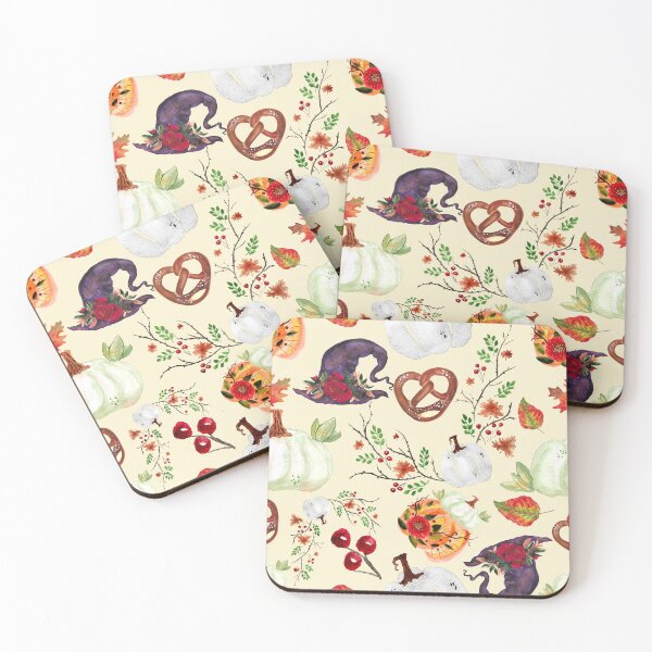 Item preview, Halloween Pumpkin And Flower Pattern designed and sold by autumnchu.