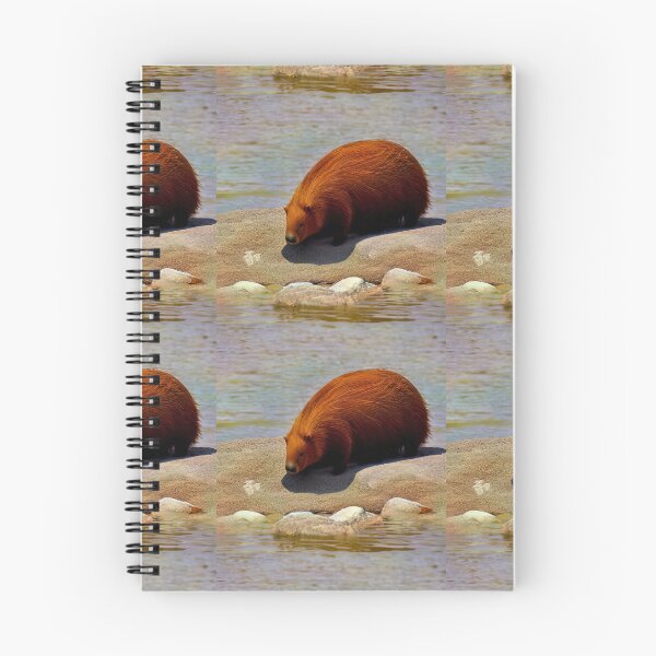 Item preview, Capybara Near Lake animated CGI designed and sold by SubtleSplit.
