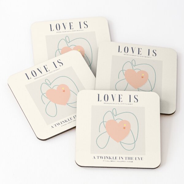 Item preview, Love is a twinkle in the eye. Sprinkling smiles all over the world. Caroline Laursen original designed and sold by Caroline Laursen.