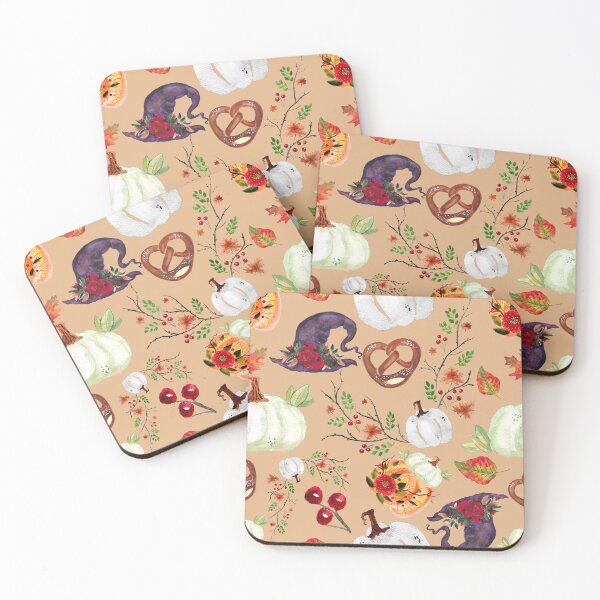 Item preview, Halloween Pumpkin And Flower Pattern designed and sold by autumnchu.