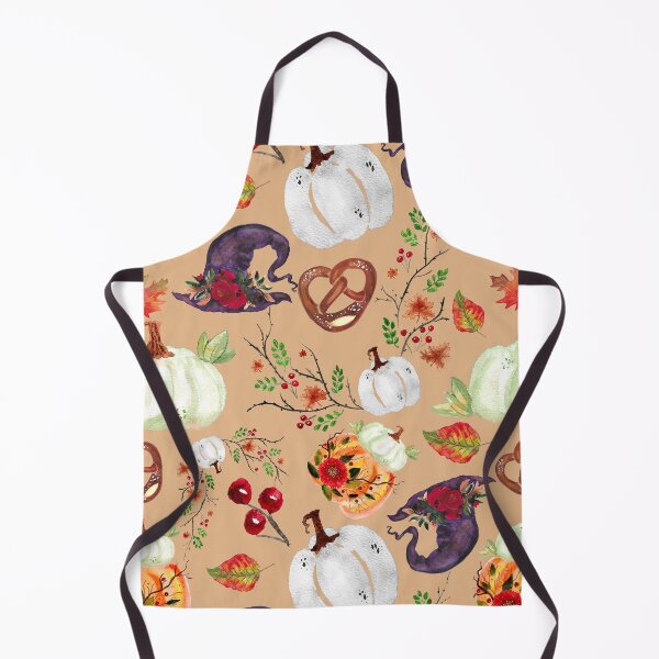 Aperçu de l'œuvre Citrouille d'Halloween et motif de fleurs créée et vendue par autumnchu.