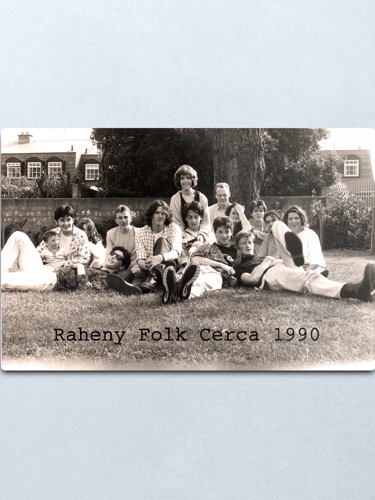 Alternate view of Raheny Dublin 1990 Metal Print