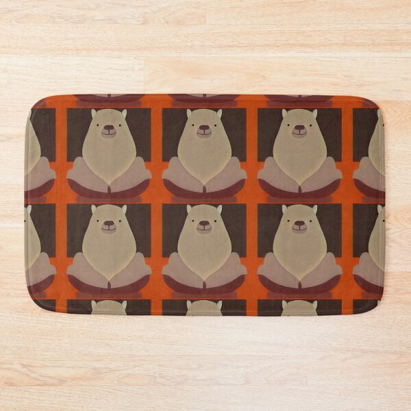 Item preview, Happy Polar Bear Minimalist Surreal Illustration designed and sold by SubtleSplit.