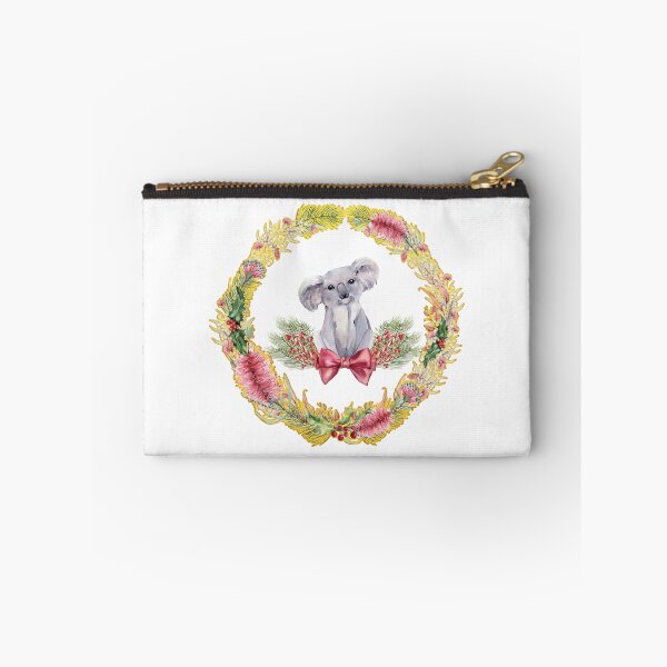 Item preview, An Australian Native Floral Wreath - Christmas Koala designed and sold by Annalee Beer.